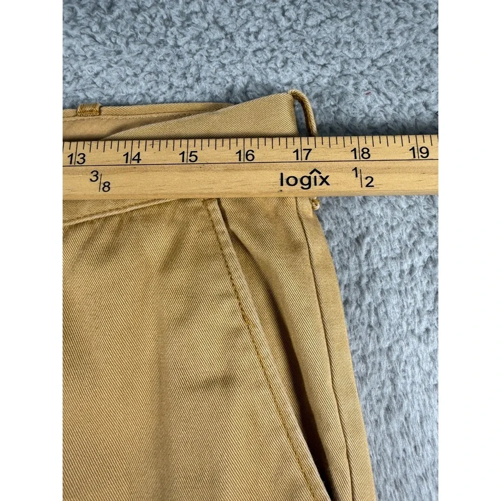 J Crew The Driggs Slim Fit Chino Pants Mens 32x32 Yellow 100% Cotton